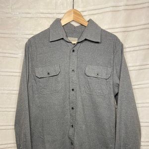 Jachs Gray Flannel/Chamois Shirt- Medium